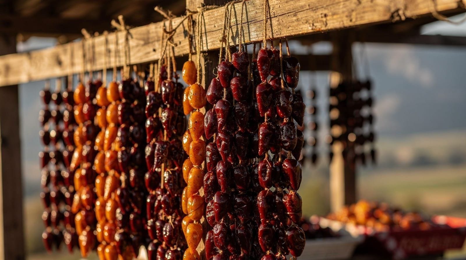 Churchkhela and the sweets sold at every roadside