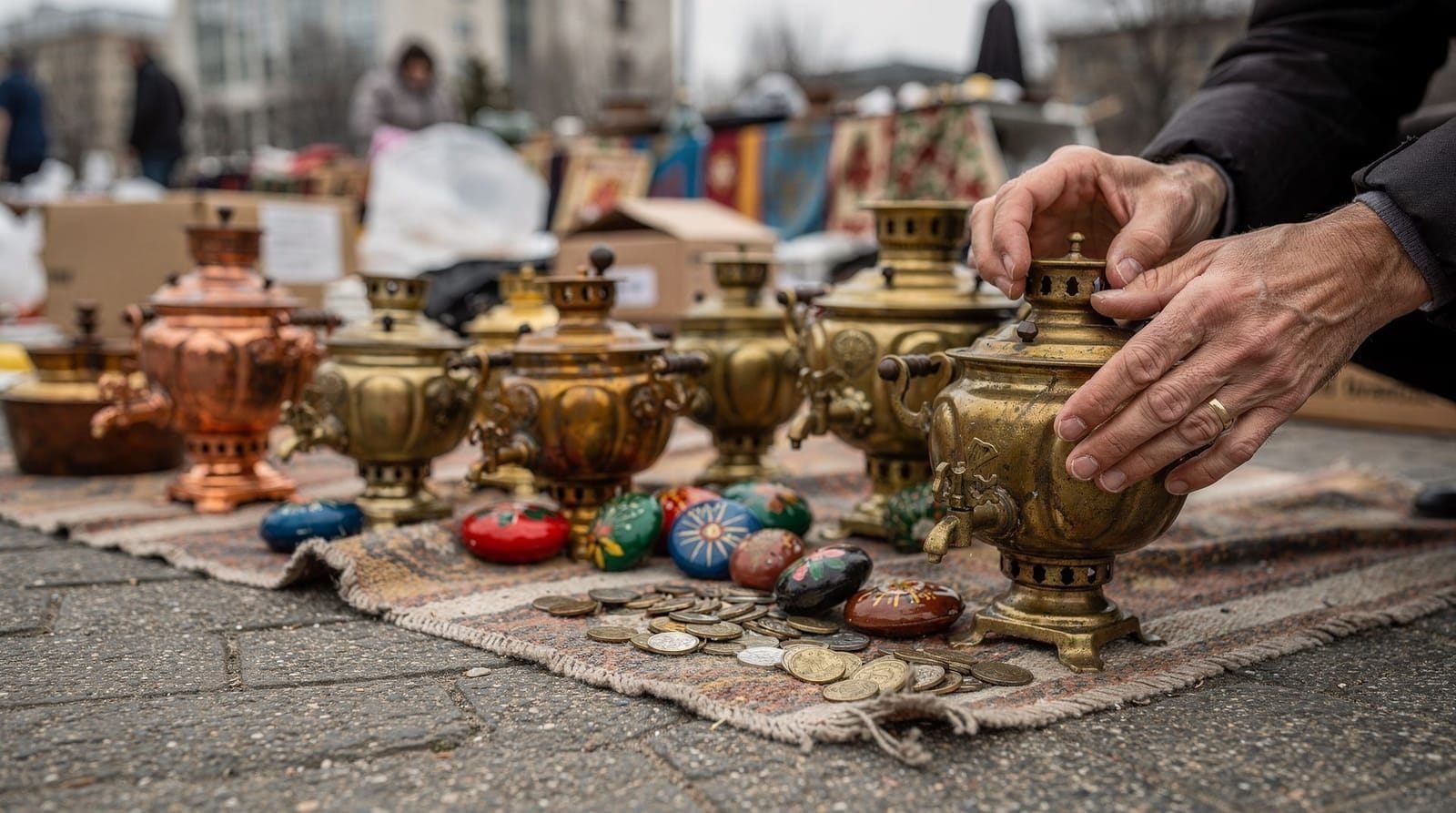 The Dry Bridge flea market
