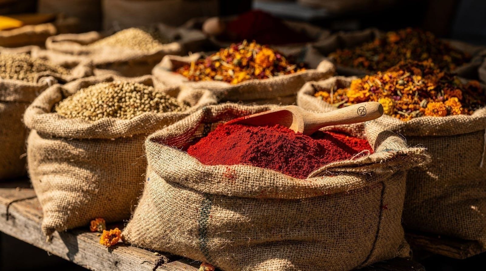 Spices and pantry goods to bring back