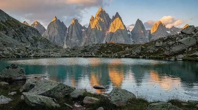 Juta, the Chaukhi massif and the Abudelauri lakes