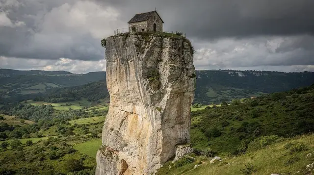 The Katskhi Pillar and its solitary monk