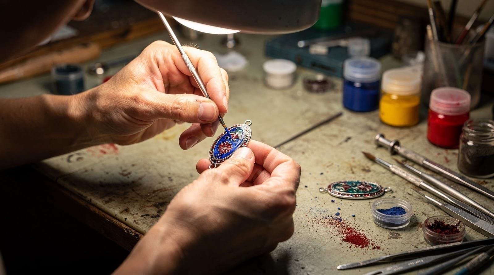 Minankari: Georgian cloisonné enamel